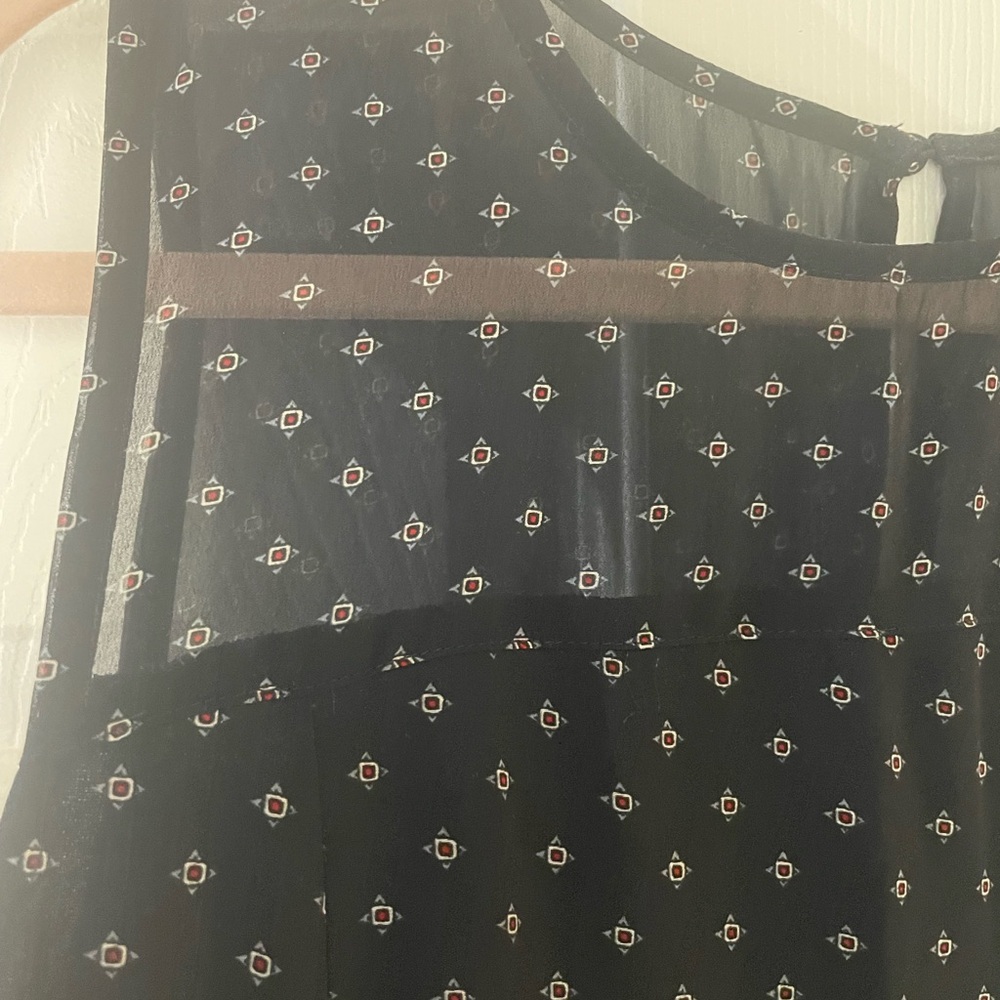 Abercrombie & Fitch Sleeveless Mixed Print Mini Dress - Picture 2 of 7